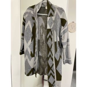 Dreamers multi coloured long cardigan